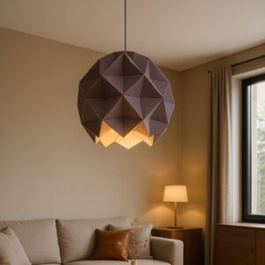 Acoustic Polygon Pendant