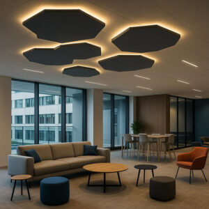 Hexa Glow Acoustic Ceiling